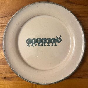 Small Handmade Caterpillar Plate